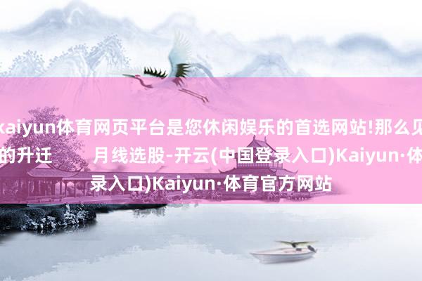 kaiyun体育网页平台是您休闲娱乐的首选网站!那么见遵循会极大的升迁        月线选股-开云(中国登录入口)Kaiyun·体育官方网站